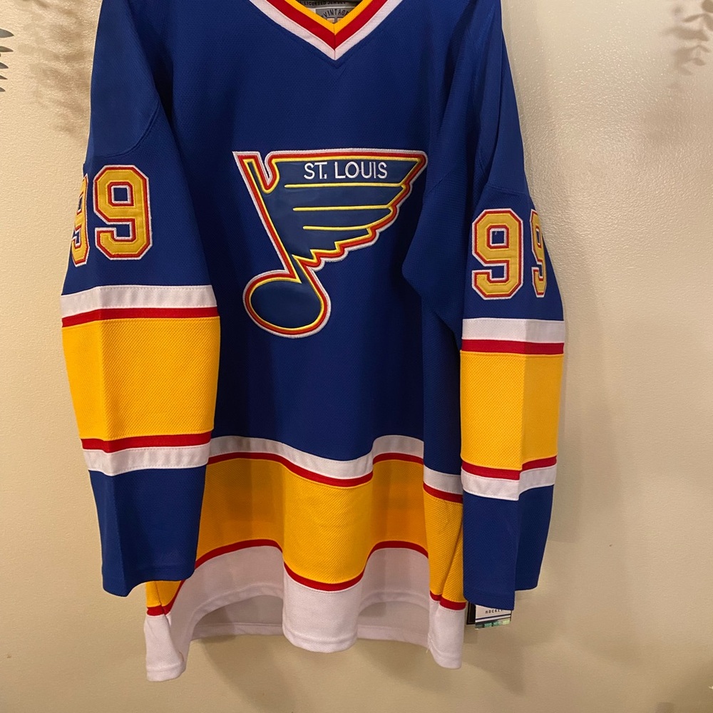 NHL St. Louis Blues Wayne Gretzky CCM Hockey Jersey
